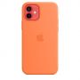 Apple Apple - Silicone Case with MagSafe for iPhone 12 mini Orange oranžs oranžs