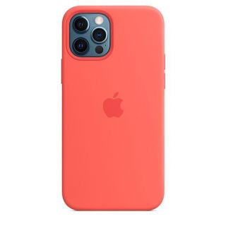 Apple iPhone 12 mini Silicone Case with MagSafe Pink Citrus rozā