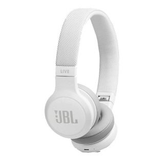 JBL Live 400BT White balts