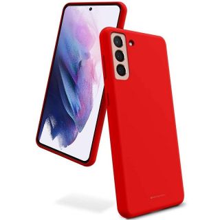 Evelatus Galaxy S21 Plus Soft Touch Silicone Red sarkans