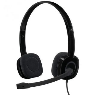 Logitech TECH H151 Stereo Headset 
 Black melns