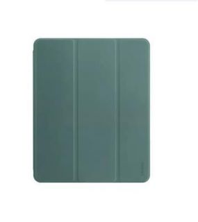 - USAMS Leather Protective Cover for Apple iPad Pro 2020 12,9 Dark Green zaļš zaļš