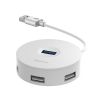Aksesuāri Mob. & Vied. telefoniem Baseus Baseus - Adapter HUB USB 3.0 To 4xUSB White 