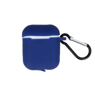 GreenGo Apple AirPods Silicone Case with Hook Dark Blue zils