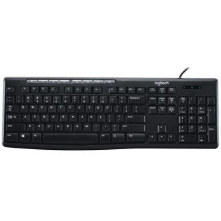 Logitech Media K200 Wireless Keyboard RUS Black melns