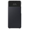 Аксессуары Моб. & Смарт. телефонам Samsung Galaxy A32 5G Smart S View Wallet Cover Black melns Безпроводные зарядки (Индуктивные)