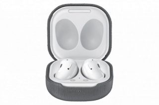 Samsung Buds Live / Buds Pro Leather Cover Gray