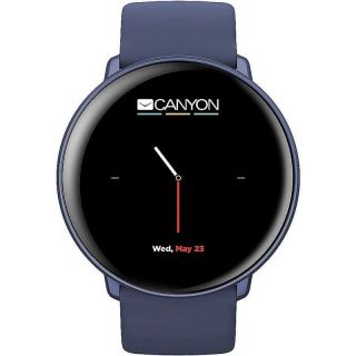 CANYON Smartwatch Marzipan With Extra Leather Strap SW-75 Blue zils