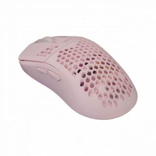 - White Shark Galahad-P Gaming Mouse Pink balts rozā