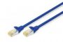 - Digitus 
 
 CAT 6A S-FTP patch cord, Cu, LSZH AWG 26 / 7, length 0.25 m, color blue DK-1644-A-005 / B zils