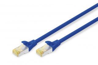 - Digitus 
 
 CAT 6A S-FTP patch cord, Cu, LSZH AWG 26 / 7, length 0.25 m, color blue DK-1644-A-005 / B zils