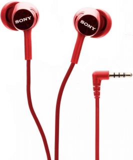 Sony MDR-EX155AP EX Series Headsets Red sarkans