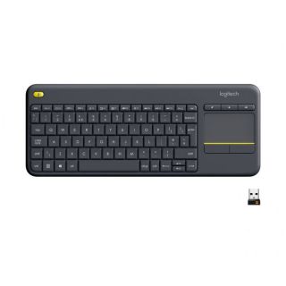 Logitech&nbsp;K400 Plus Keyboard with Trackpad, Wireless, NL, 380 g, USB port, Black