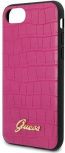 GUESS iPhone 7 / 8 / SE2020 / SE2022 Croco Cover Pink rozā