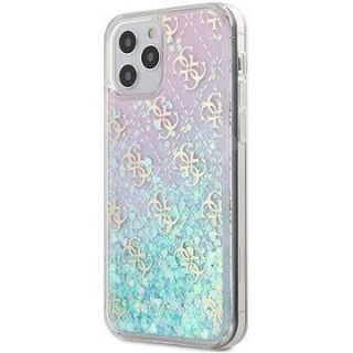 GUESS iPhone 12 Pro Max 6.7 4G Liquid Glitter Iridescent Cover Case 