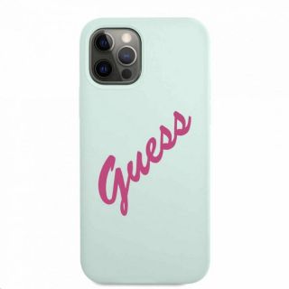 GUESS Guess Apple iPhone 12 Pro Max 6.7'' Fuschia Cover Blue zils