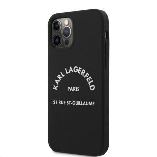 - iPhone 12 / 12 Pro 6.1'' Silicone Case Black melns