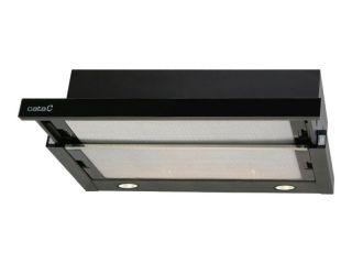 -&nbsp;Cata Hood TF 2003 600 GBK Telescopic, Energy efficiency class C, Width 60 cm, 390 m³ / h, Mechanical control, LED, Black Glass