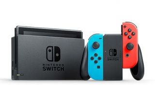 Nintendo Switch Neon Red and Neon Blue Joy-Con V2 sarkans zils