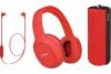 Aksesuāri Mob. & Vied. telefoniem Toshiba Triple Pack HSP-3P19 red 
