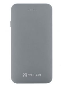 - Tellur 
 
 Power Bank QC 3.0 Fast Charge, 5000mAh, 3in1 gray pelēks
