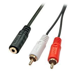 - LINDY 
 
 CABLE ADAPTER AUDIO / VIDEO / 0.25M 35677
