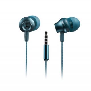 CANYON SEP-3 Stereo earphones with microphone metallic shel Blue Green metālisks zils zaļš
