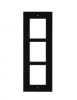 Datoru komponentes - 2N ENTRY PANEL 3MOD. FLUSH FRAME / BLACK /  IP VERSO 9155013B 