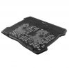 Аксессуары компютера/планшеты - Tellur Cooling pad Basic 15.6, 2 Fans Black melns HDD,SSD