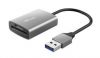 Aksesuāri datoru/planšetes Trust MEMORY READER FLASH USB3.2 / 24135 Kabeļi HDMI/DVI/VGA/USB/Audio/Video