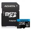 Aksesuāri datoru/planšetes Adata MEMORY MICRO SDXC 256GB W / AD. / AUSDX256GUICL10A1-RA1 Kabeļi HDMI/DVI/VGA/USB/Audio/Video