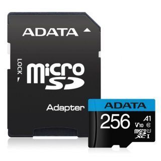 Adata MEMORY MICRO SDXC 256GB W / AD. / AUSDX256GUICL10A1-RA1