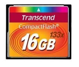 Transcend MEMORY COMPACT FLASH 16GB / 133X TS16GCF133