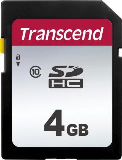 Transcend&nbsp;MEMORY SDHC 4GB C10 / TS4GSDC300S