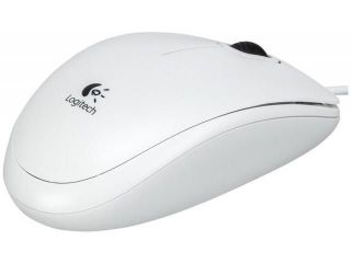Logitech&nbsp;MOUSE USB OPTICAL B100 / WHITE OEM 910-003360