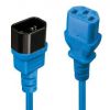Аксессуары компютера/планшеты - LINDY 
 
 CABLE POWER IEC EXTENSION 2M / BLUE 30472 zils 