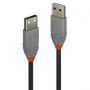 - LINDY 
 
 CABLE USB2 A-A 3M / ANTHRA 36694
