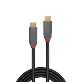 - LINDY 
 
 CABLE USB3.2 C-C 0.5M / ANTHRA 36900