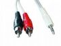 GEMBIRD CABLE AUDIO 3.5MM TO 2RCA 5M / CCA-458-5M