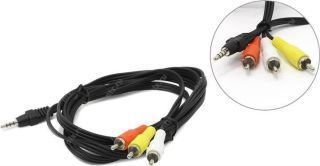 GEMBIRD CABLE AUDIO 3.5MM 4PIN TO 3RCA / AV 2M CCA-4P2R-2M