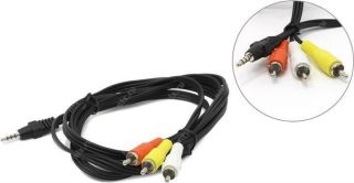 GEMBIRD&nbsp;CABLE AUDIO 3.5MM 4PIN TO 3RCA / AV 2M CCA-4P2R-2M
