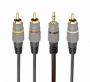GEMBIRD CABLE AUDIO 3.5MM 4PIN TO 3RCA / AV 1.5M CCAP-4P3R-1.5M