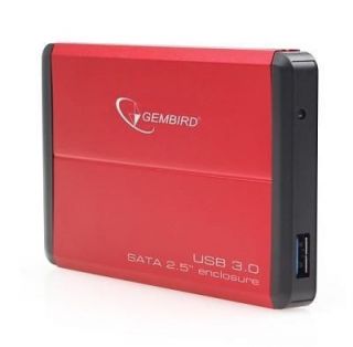 GEMBIRD&nbsp;HDD CASE EXT. USB3 2.5'' / RED EE2-U3S-2-R
