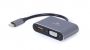 GEMBIRD I / O ADAPTER USB-C TO HDMI / VGA / A-USB3C-HDMIVGA-01