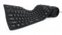 GEMBIRD KEYBOARD FLEXIBLE USB ENG / BLACK KB-109F-B