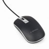 Аксессуары компютера/планшеты GEMBIRD MOUSE USB OPTICAL BLACK / SILVER / MUS-4B-06-BS melns sudrabs Коврики для мышей