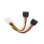 GEMBIRD CABLE POWER SATA X2 30CM / CC-SATA-PSY-0.3M