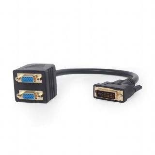 GEMBIRD&nbsp;CABLE SPLITTER DVI TO DUAL VGA / A-DVI-2VGA-01