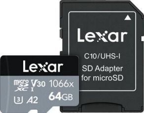 Lexar MEMORY MICRO SDXC 64GB UHS-I / W / A LMS1066064G-BNANG