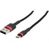 Беспроводные устройства и гаджеты Baseus CABLE MICROUSB TO USB 1M / RED / BLACK CAMKLF-B91 sarkans melns 